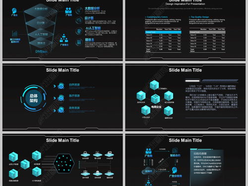 互聯(lián)網(wǎng)商務科技云計算大數(shù)據(jù)PPT模板 高效呈現(xiàn)與專業(yè)下載指南